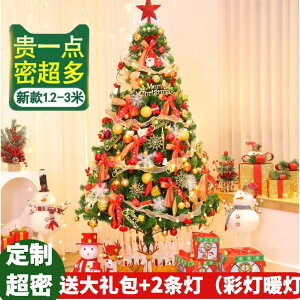 【最低價 公司貨】新款圣誕樹套餐加密家用1.5/1.8/3米圣誕節裝飾酒店場景布置擺件