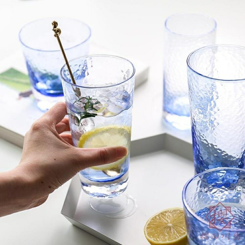 玻璃杯子水杯家用創意潮流喝水啤酒果汁飲料【櫻田川島】