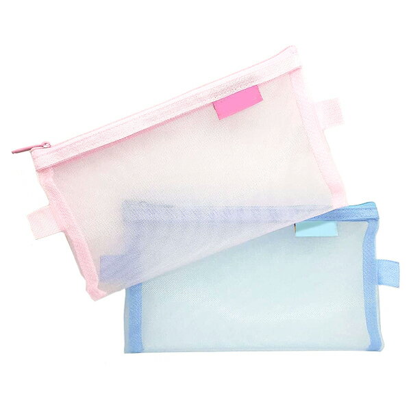 日式網格筆袋 票據袋透明簡約紗網袋 A4日式網格袋 A5日式網格袋 收納袋 考試用文具筆盒