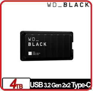 WD 威騰BLACK黑標 P50 Game Drive 4TB 電競外接式固態硬碟 USB 3.2 Gen 2x2/Type-C