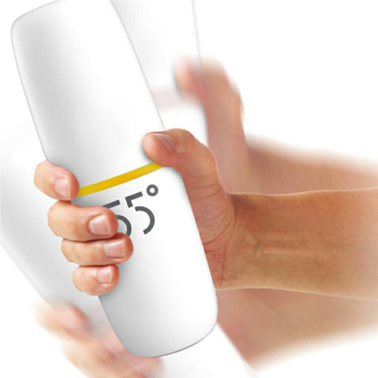 搖一搖快速降溫水壺自動調溫保溫杯保溫瓶-白【AAA5593】