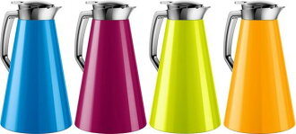 德國EMSA 真空保溫巧手壺-1.0L 莓紫(514190)/螢綠(514191)/鮮橘(514192)/蔚藍(514436) - 限時優惠好康折扣