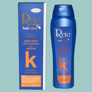 Reto抗油緩抗屑護髮洗髮精(含角蛋白)每日用 750ml