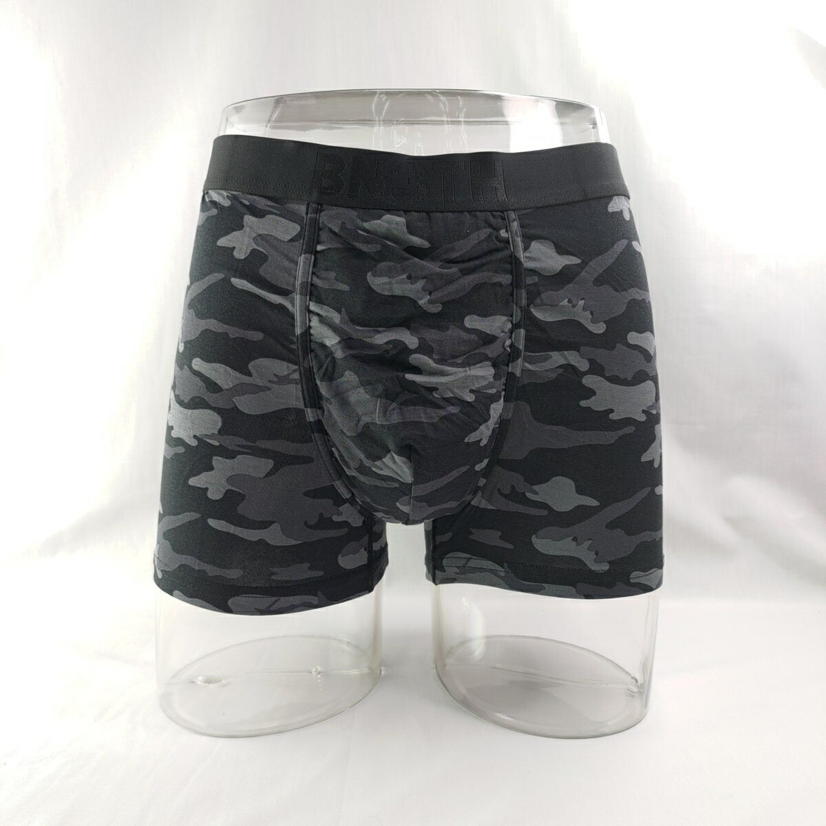 BN3TH 加拿大專櫃品牌 天絲 3D立體囊袋內褲 M2110211139 經典短版 黑迷彩【iSport愛運動】