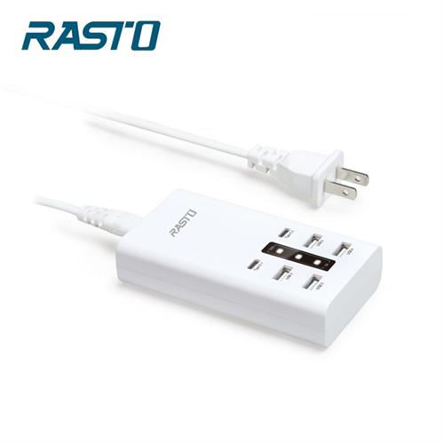 RASTO RB15 30W高效能Type C+USB六孔快速充電器原價699(省50)