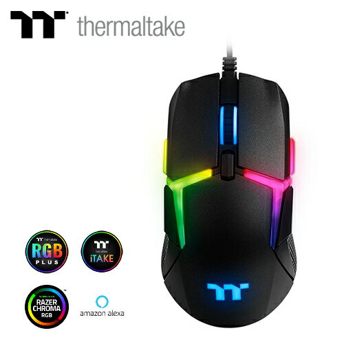 【Thermaltake 曜越】Level 20 RGB 電競滑鼠【三井3C】