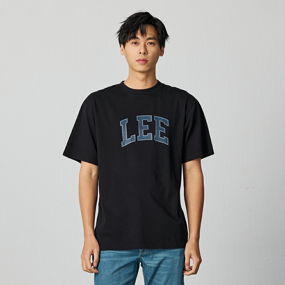 Lee 男款 寬鬆版 大LOGO 短袖T恤 | Modern