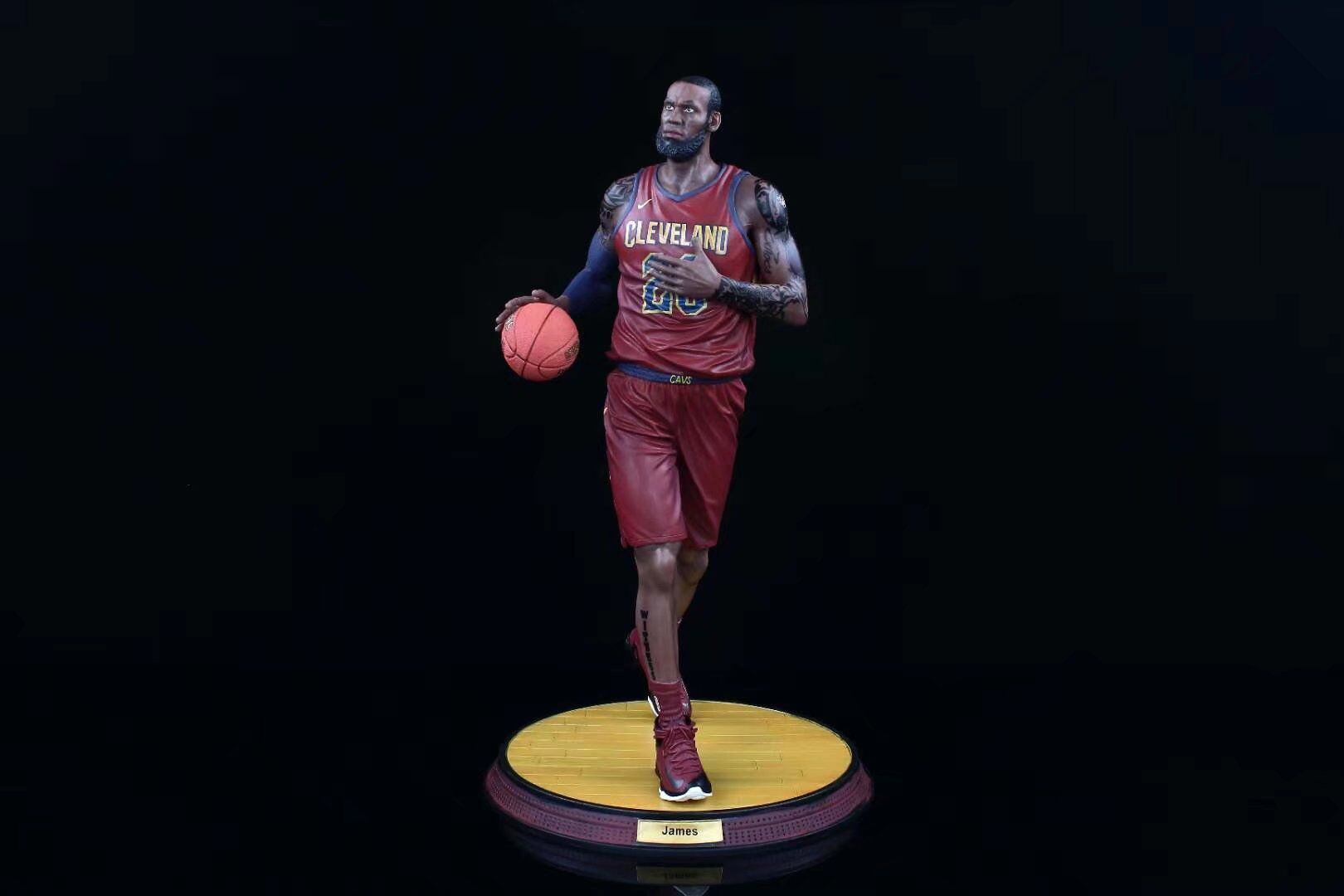 雲祥社NBA 籃球明星 湖人隊 超大 球衣23號 詹姆斯 雙頭雕