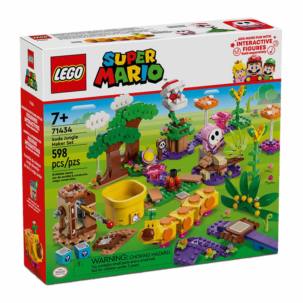 樂高LEGO 71434 Super Mario 瑪利歐系列 蘇打叢林 創作組合