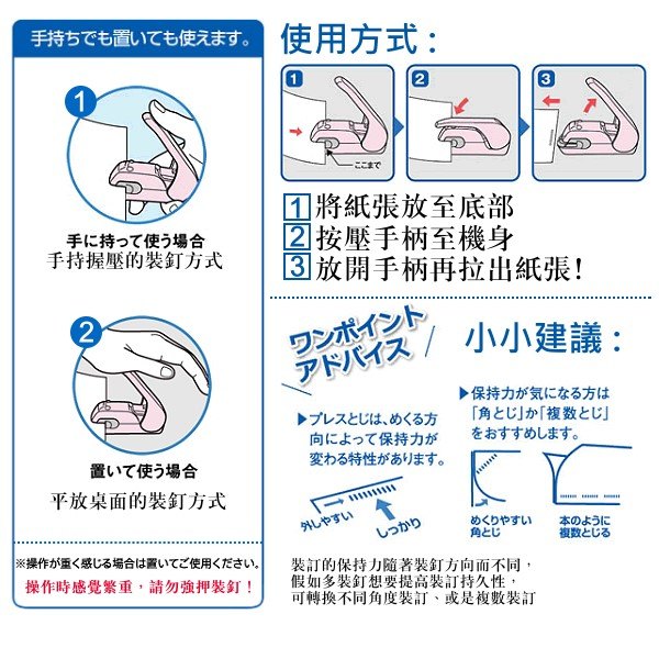 日本 KOKUYO 無針釘書機 訂書機 (美壓版) (5枚) SLN-MPH105 7