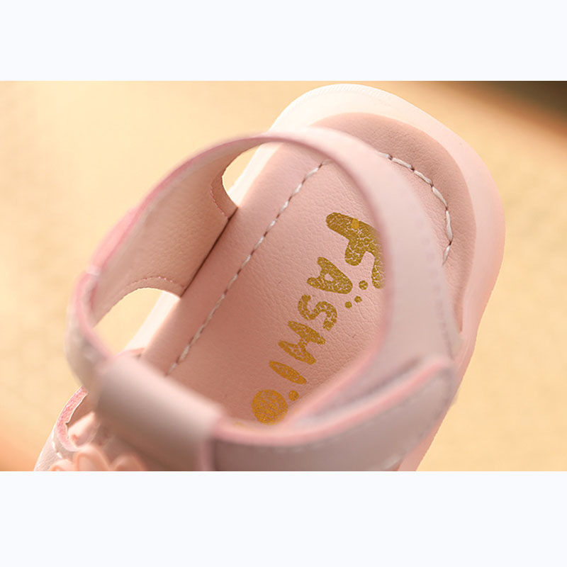 2022夏季新款包頭0-2歲寶寶公主涼鞋小童學步6-18個月嬰兒學步鞋