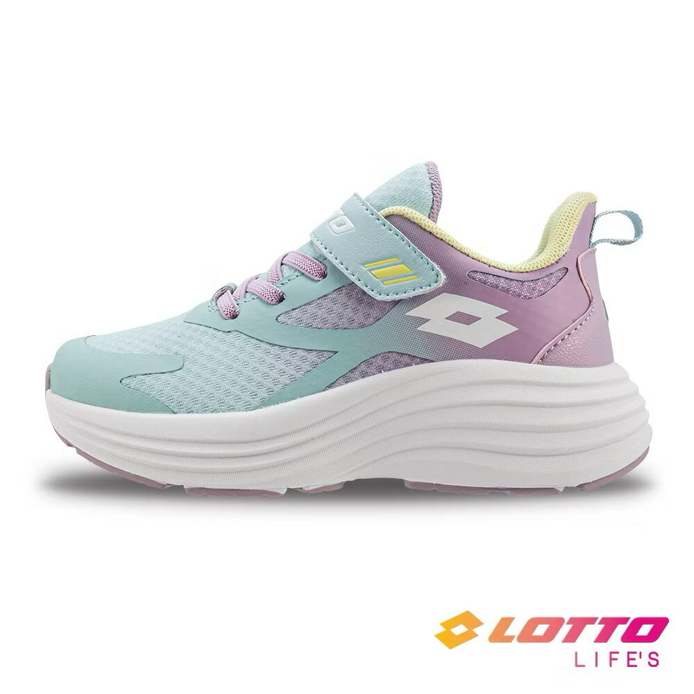 LOTTO樂得 童鞋 NUVOLA 健走鞋 跑鞋 運動鞋 [LT4AKR8435] 湖綠紫【巷子屋】