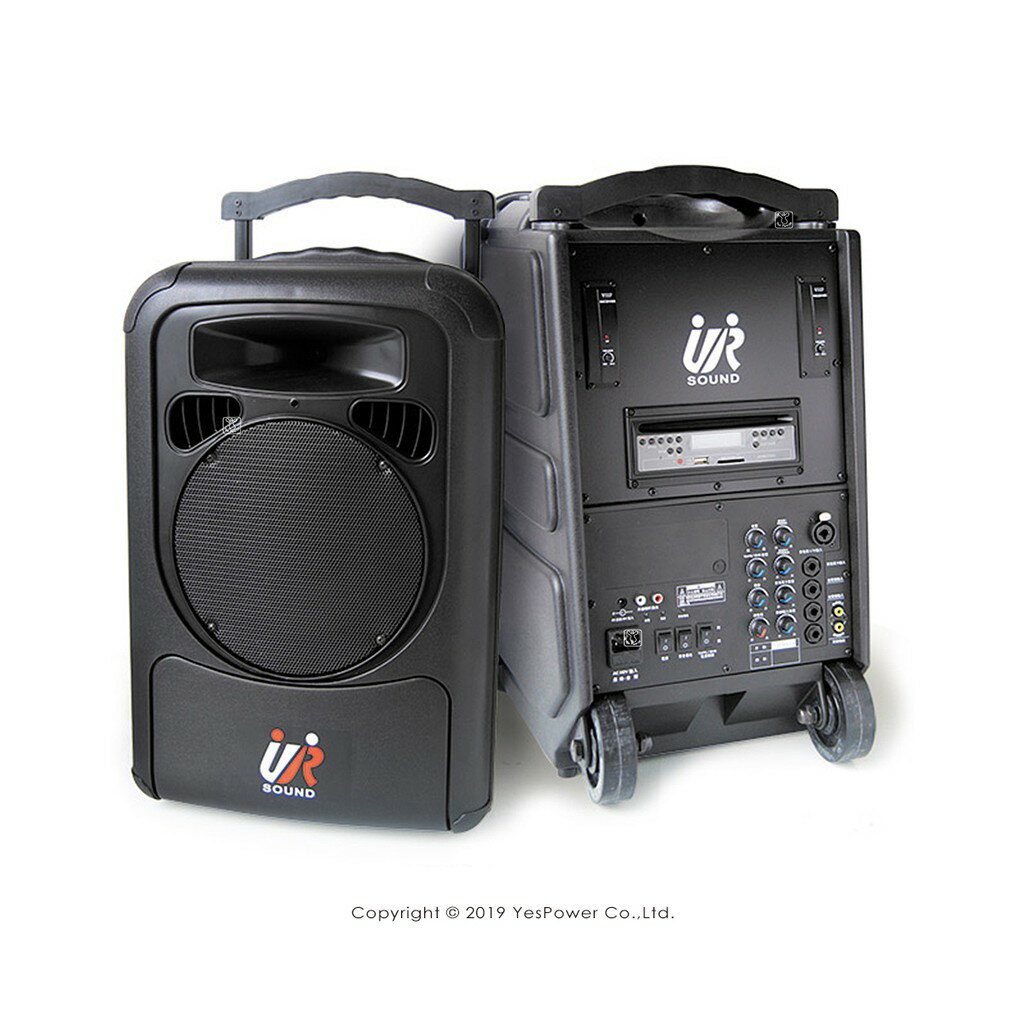 PA-9328 75W UR Sound 雙頻道無線擴音機 UHF/DVD.USB.SD卡/迴音功能/台