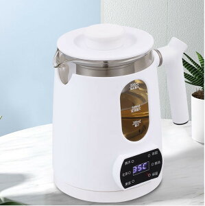 110V美規養生壺多功能小型保溫花茶壺 蒸汽煮茶器玻璃黑茶壺