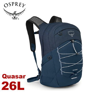 【OSPREY 美國 Quasar 26L多功能背包《特斯拉藍》】城市休閒筆電背包/旅行/健行/工作背包