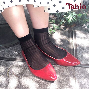 【靴下屋Tabio】透明羅紋短襪/ 日本職人手做