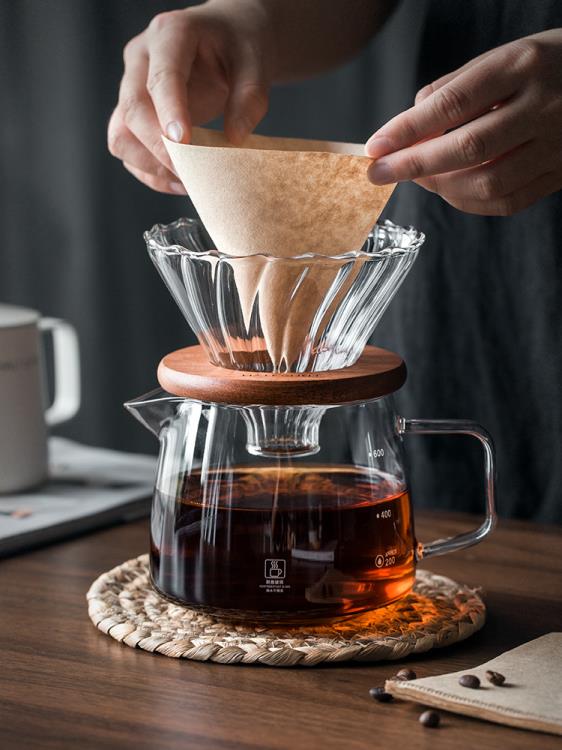 咖啡壺 HALF CHENG 咖啡壺家用手沖滴漏式濾杯分享壺細嘴壺咖啡器具套裝 米家家居