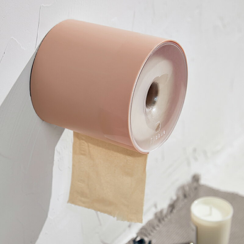 衛生間紙巾盒廁所置物架卷紙抽紙免打孔創意防水壁掛式浴室手紙筒