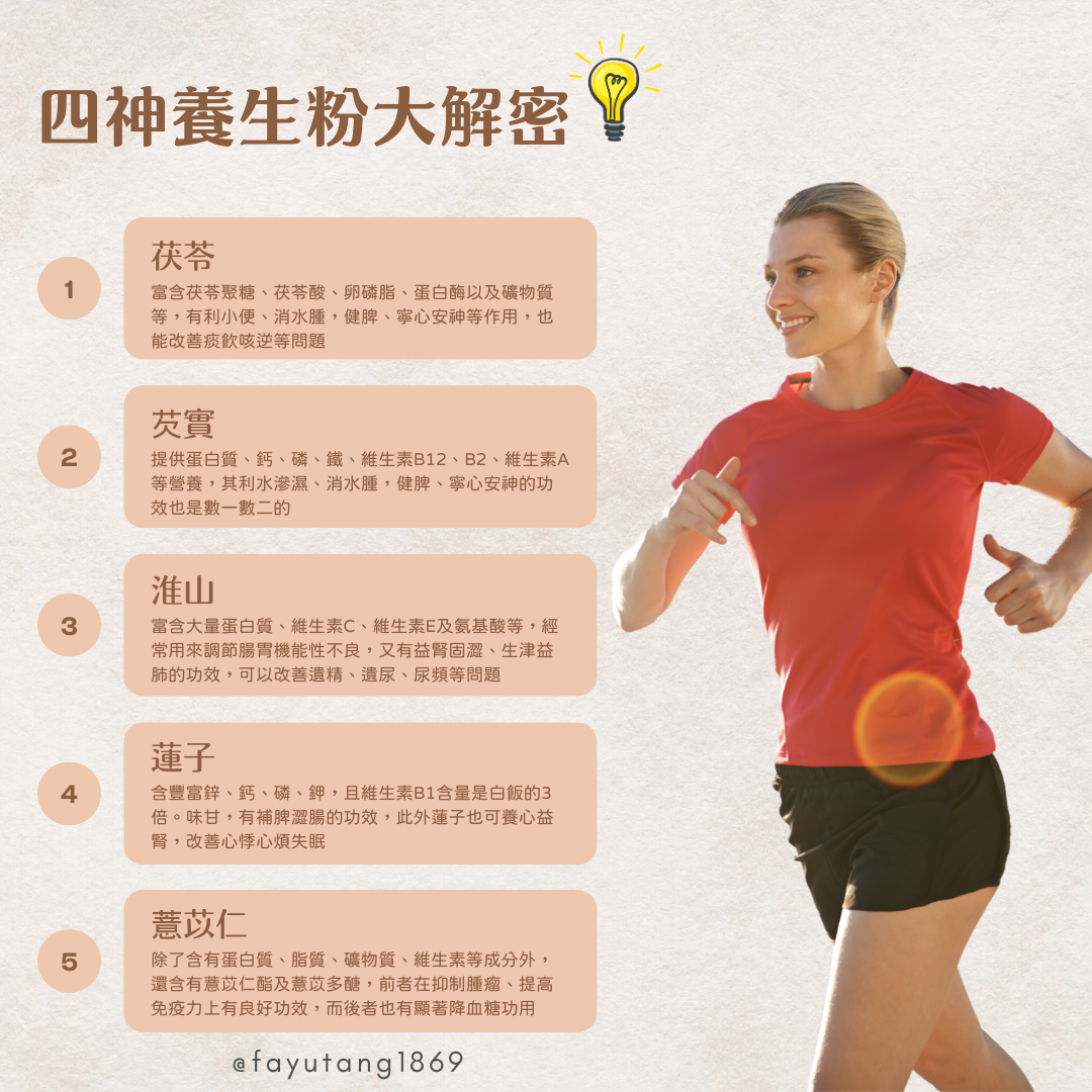 【發育堂】四神養生粉 300g｜無添加糖 營養補充 已熟化 可沖泡 1