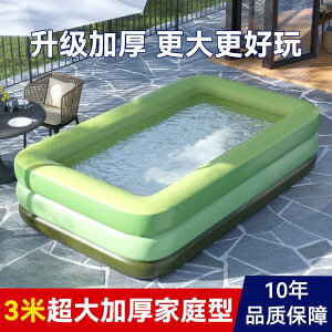 兒童充氣游泳池家用浴桶可折疊大型加厚農村6到12歲成人嬰兒水池