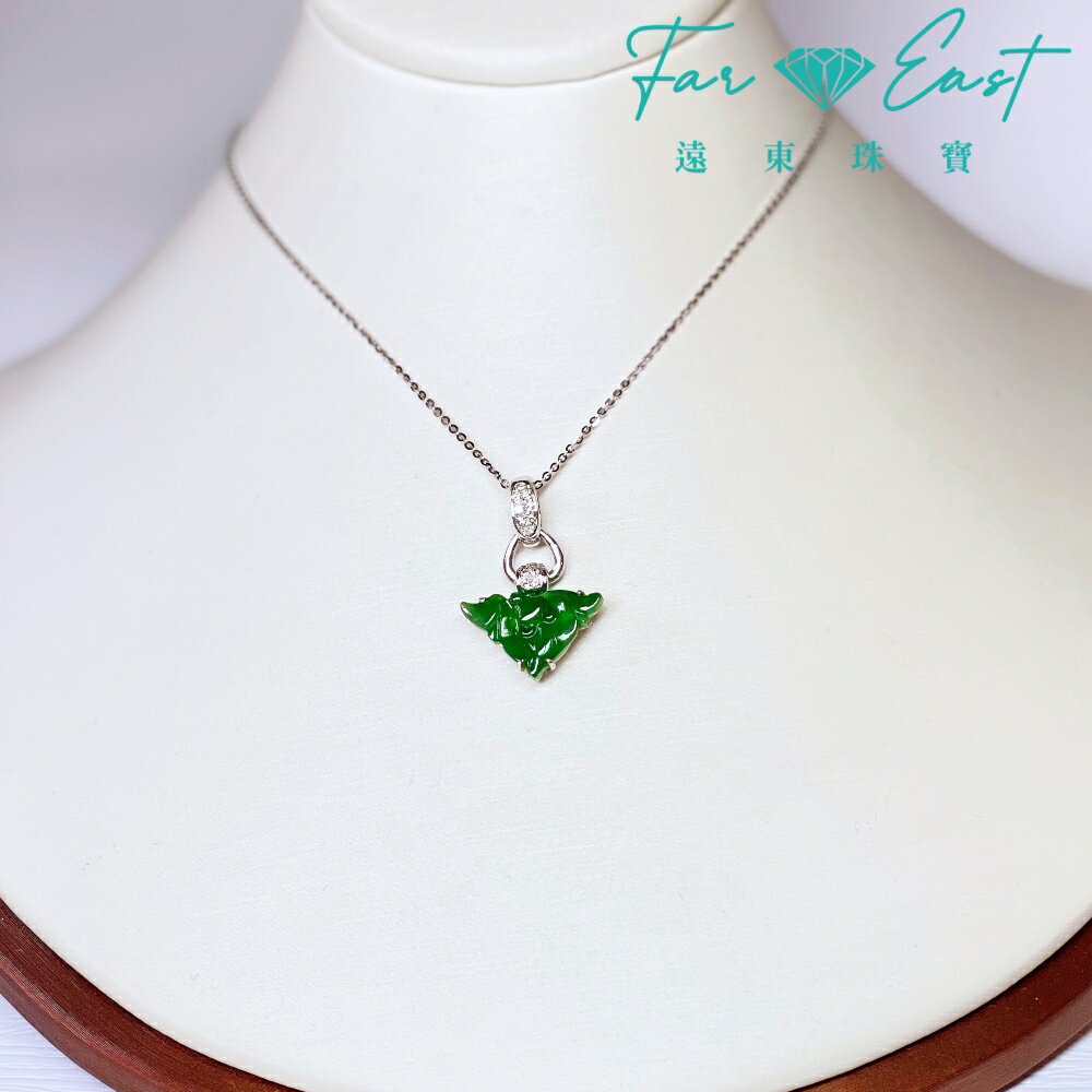 FAR EAST Jewellery 翡翠墜子-蝙蝠(福壽吉祥物)