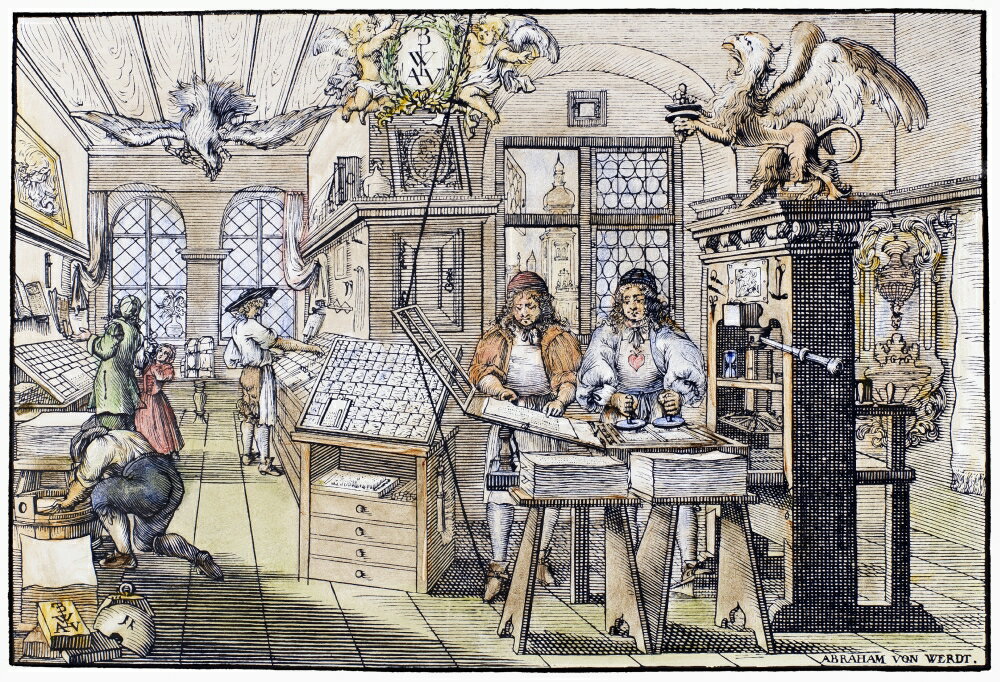 Posterazzi: Printing Office Ninterior Of A Printing Office Dutch ...