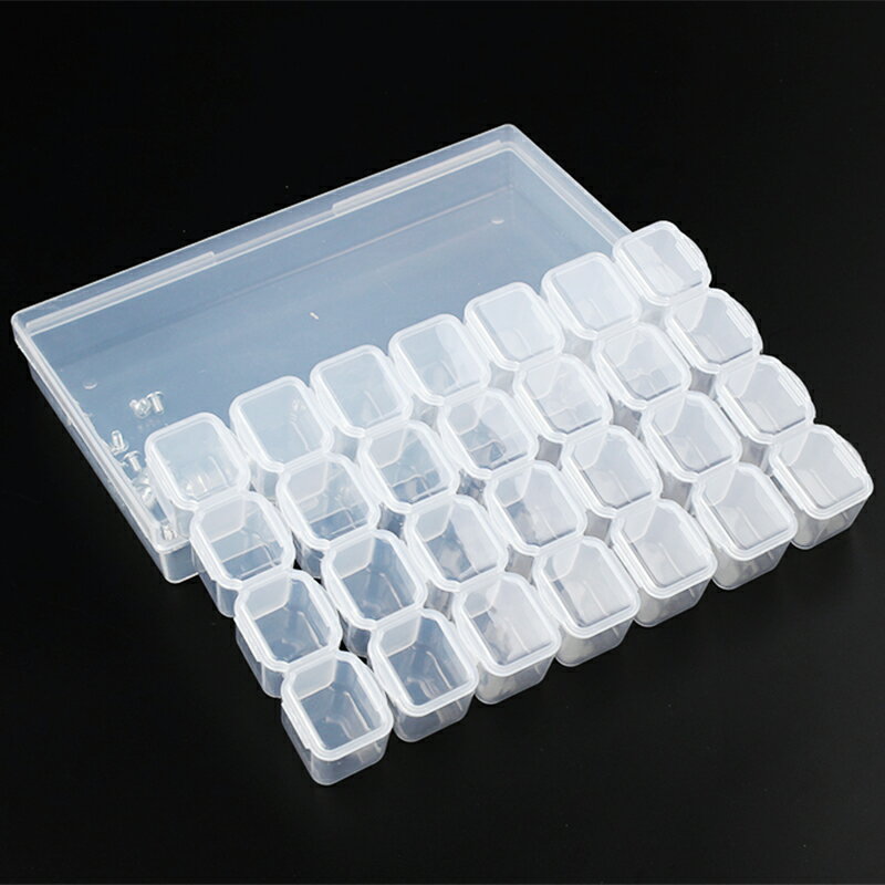 SMT貼片元件盒螺絲分類整理盒收納盒 迷你翻蓋零件盒芯片盒樣品盒 2