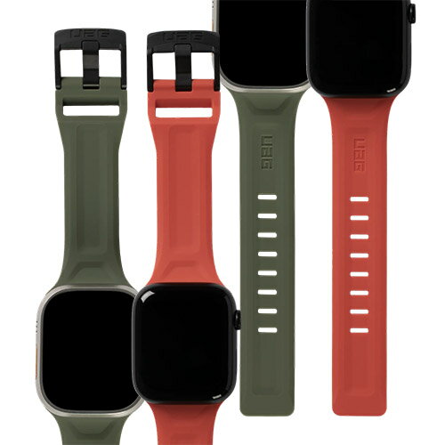 預購 正版公司貨 美國 UAG Apple Watch 42/44/45/49mm 潮流矽膠錶帶 抗菌 防水 輕量