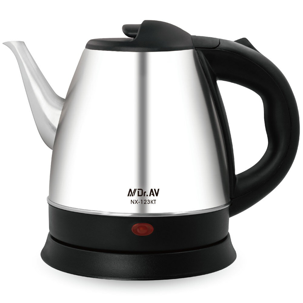 【聖岡科技Dr.AV】NX-123KT長壺嘴 沖泡 1.2L 304不鏽鋼 快煮壺(五星級飯店使用)