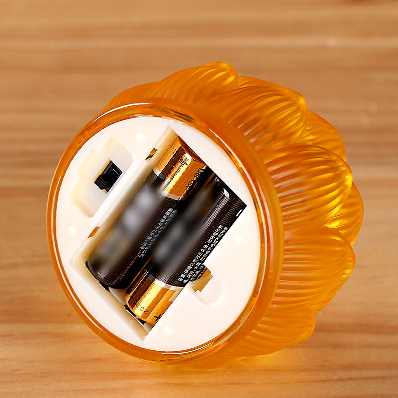 璃蓮花電子供佛燈LED模擬蠟燭家用供佛觀音菩薩長明燈小荷花燈