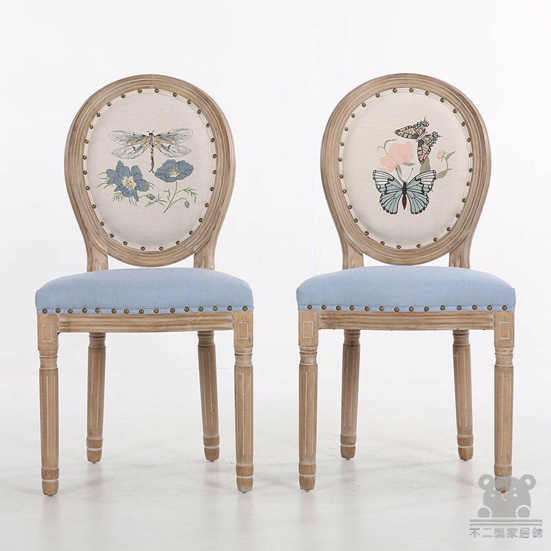 免運 台灣公司 【免運 可開發票】餐吧椅 復古餐廳歐式美式北歐餐椅 家用凳子 高腳凳 美甲椅子 餐桌椅 靠背餐椅 餐椅 實木餐椅工廠現貨直銷 免運 可開發票 全館八折 售後保障 店長新品推薦 5h916 0