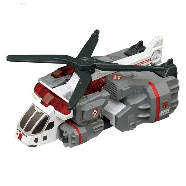 【Fun心玩】9折TW85893 麗嬰 日本 TAKARA TOMY 緊急救援隊 變形機器人 直升機(可與救援車合體) 機器人