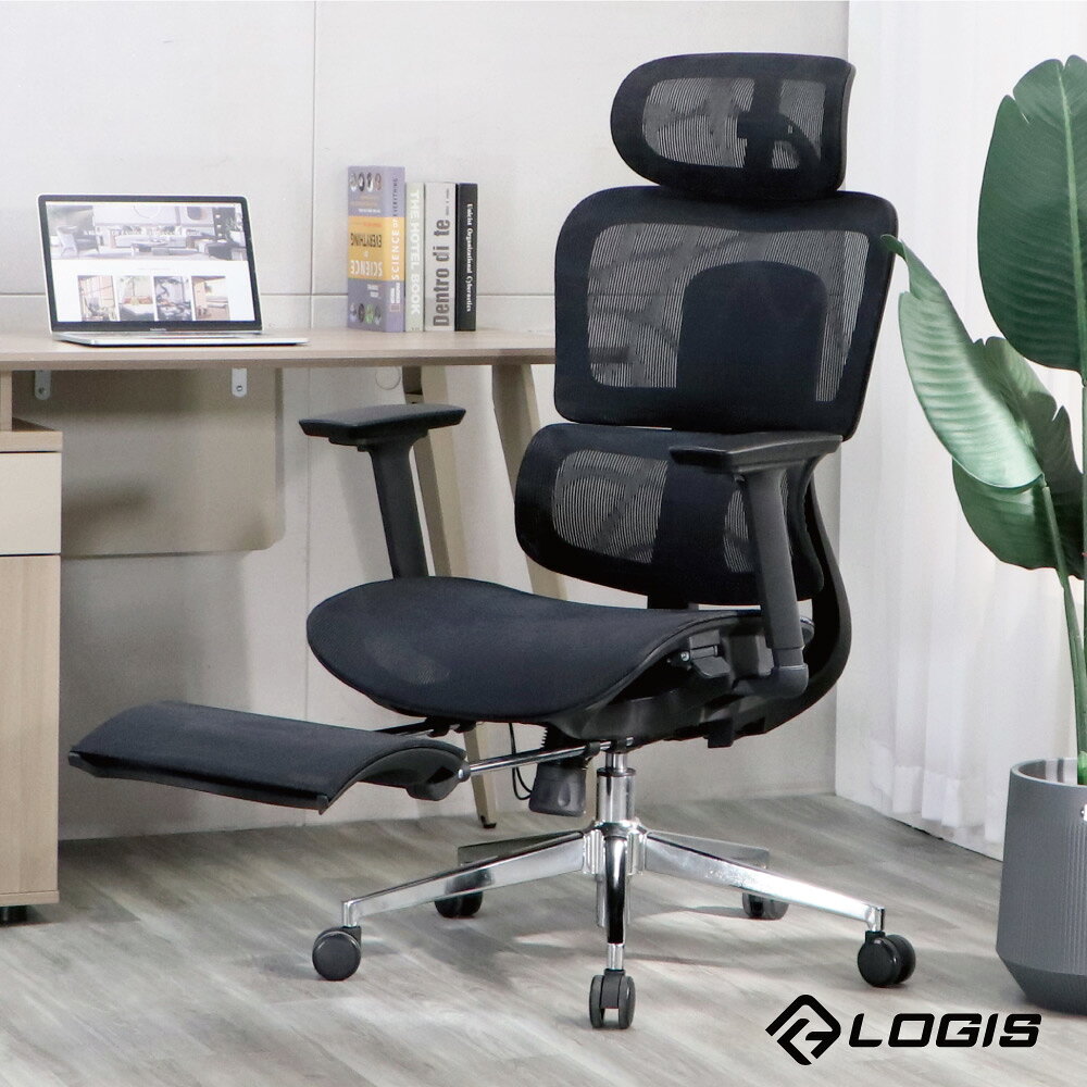 LOGIS 靜謐流光PRO透氣全網椅 電腦椅 辦公椅【106A-ZG、106A-ZB】
