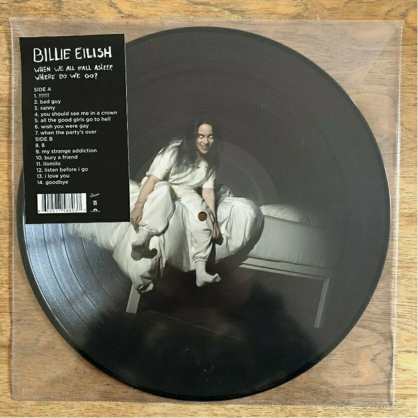 【畫膠】碧莉 Billie Eilish WHEN WE ALL FALL ASLEE 黑膠LP