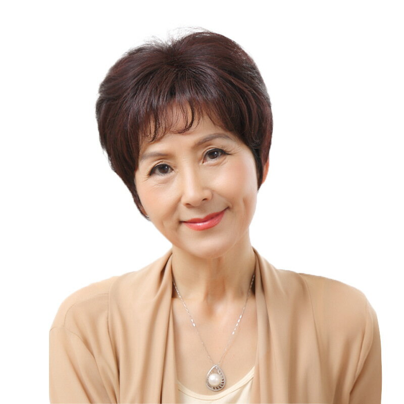 現貨秒發 女假髮整頂真髮短假髮透氣假髮片輕量假髮免打理隱形增髮整頂假髮-捲髮3色74ea13【獨家進口】【米蘭精品】
