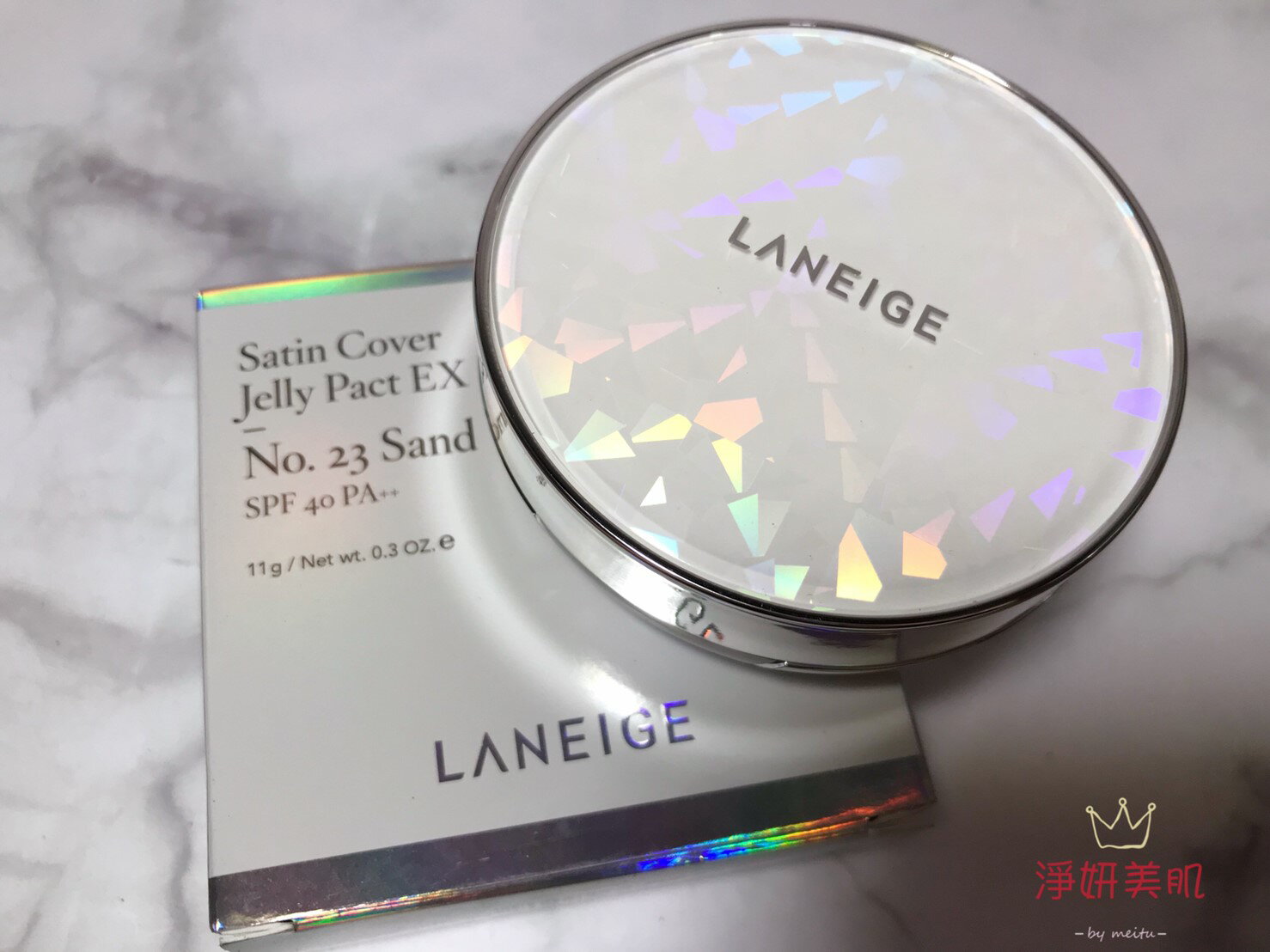 LANEIGE蘭芝 超持色柔焦慕絲粉餅SPF 40/PA++11g 效期2021.03 【淨妍美肌】