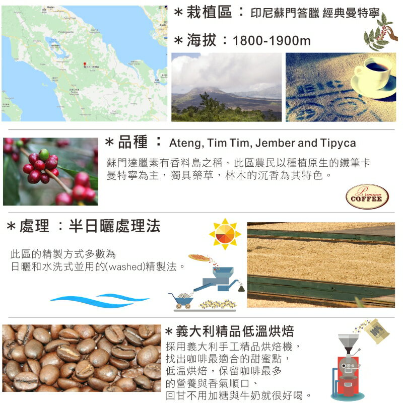 印尼經典國寶曼特寧濾掛咖啡 Sumatra Mandehling   | DALLYN世界嚴選莊園  ★滿299元超取免運 , 滿1500元店家宅配免運★ 5