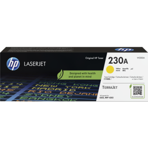 【最高22%回饋 滿額再折400】HP 230A 黃色原廠 LaserJet 碳粉匣(W2302A) For HP LaserJet 4203 / 4303