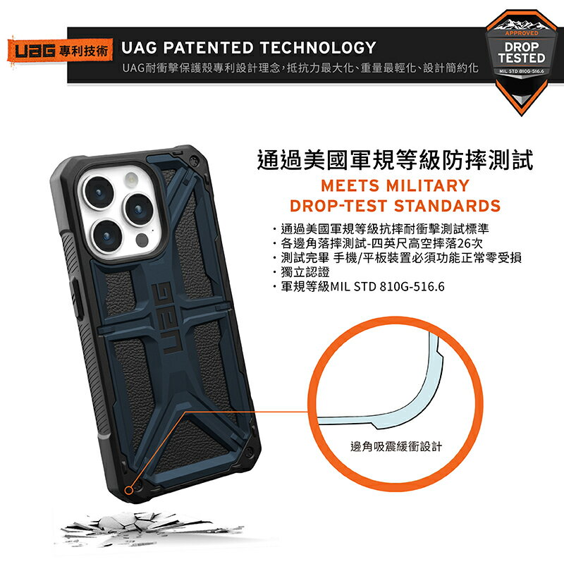 【APP13%點數】UAG 頂級 iPhone 15 Pro Max 保護殼 手機殼 防摔手機殼 特仕 防摔殼 2