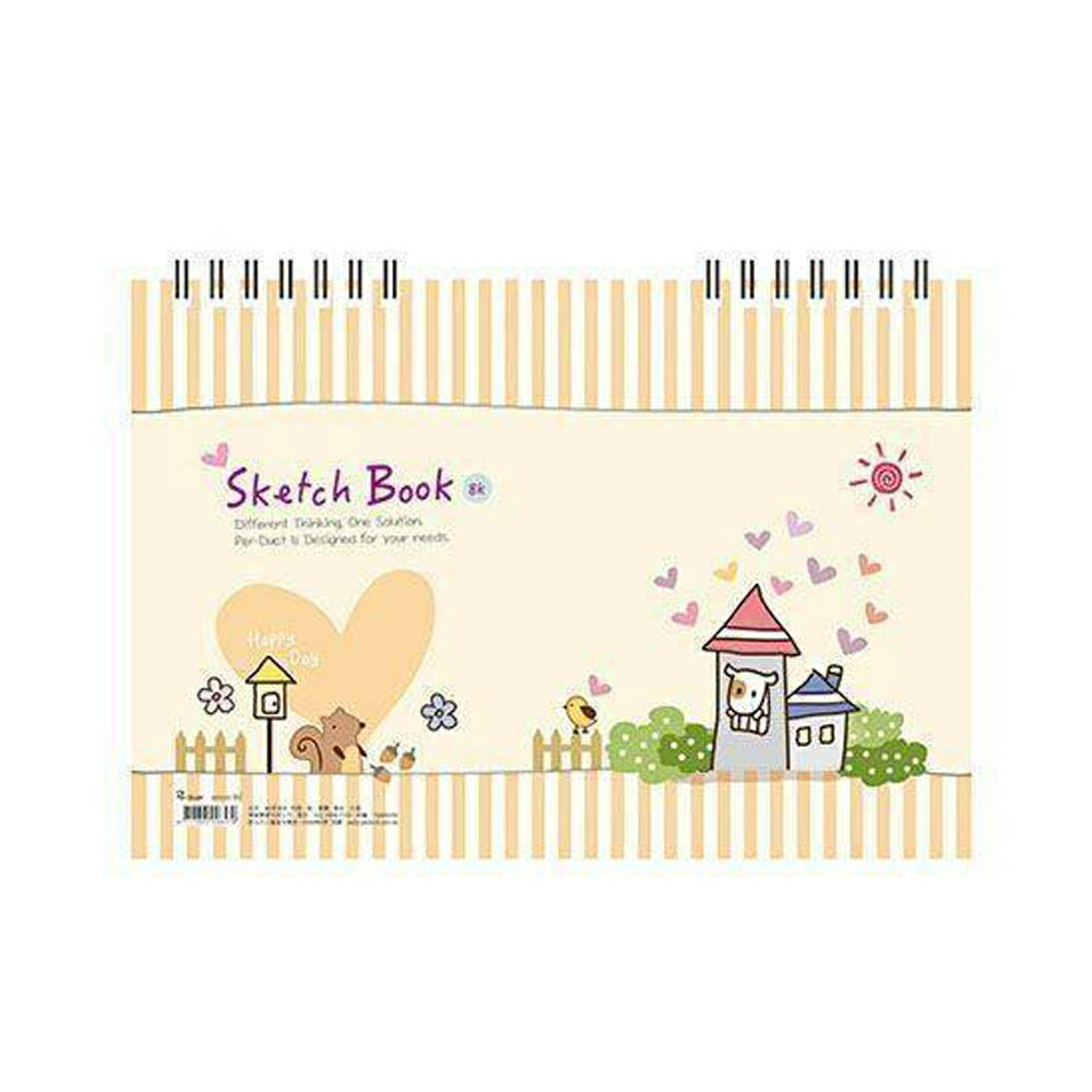 【史代新文具】博崴 AF5533 8K膠圈素描本 (3本/包)