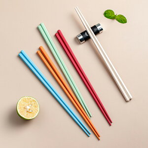 防霉耐熱筷子六角合金筷日式筷子家庭分餐筷子一人一筷家用高檔