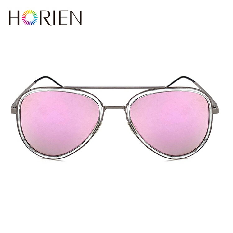 HORIEN海儷恩 經典傳奇復古飛行員偏光太陽眼鏡 芭比粉 抗UV400 (N 6518 TD51) 5