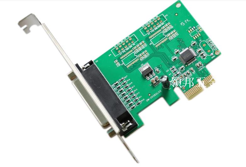 PCI-E並口卡 pcie轉並口 25針lpt口 列印機接口卡 PCIE列印機卡[領邦五金配件]