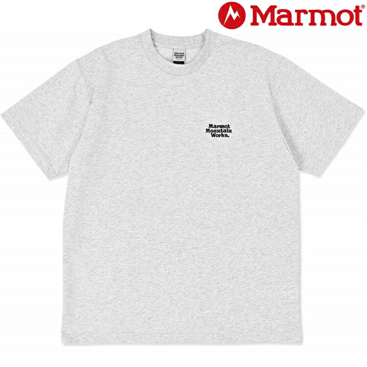 Marmot 土撥鼠 MMW Embroidery T-Shirts 男款 短袖抑菌混棉快乾T MTSS25MST064 J022 赫茲灰