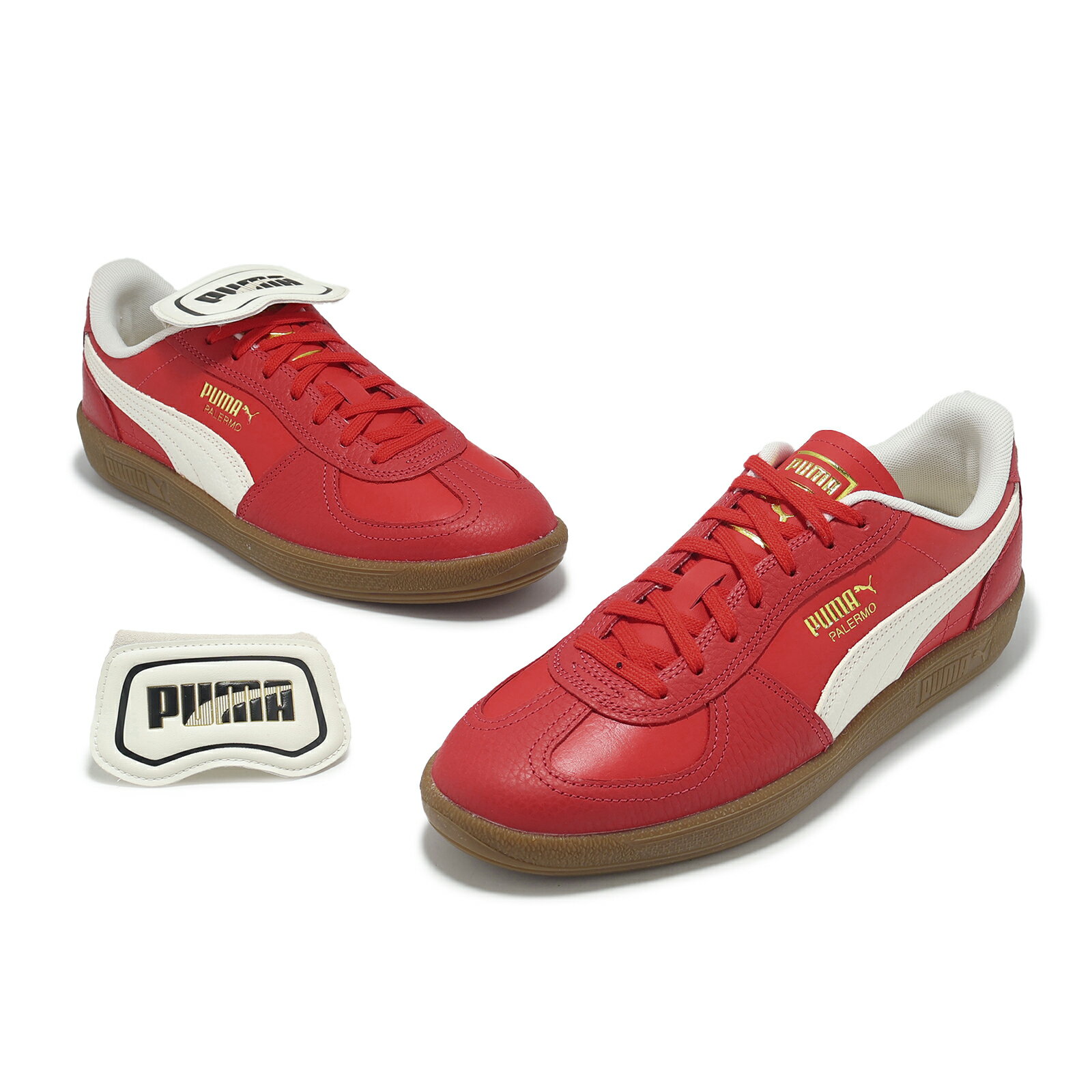 Puma 休閒鞋 Palermo Premium 男鞋 女鞋 紅 白 復古 皮革 德訓鞋 40174403 6