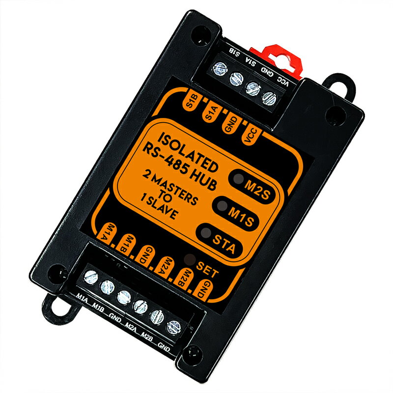 {保固一年 可打統編}二主一從多從緩存型rs485集線器modbus雙主機數據共享分配中繼器 4