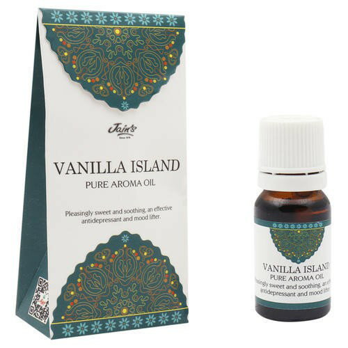 [綺異館]印度香氛精油 香草小島 10ml JAIN'S VANILLA ISLAND pure aroma oil