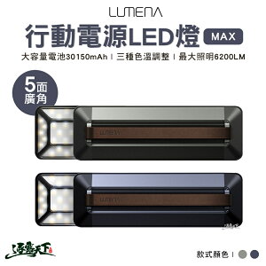 LUMENA N9 MAX 五面廣角行動電源LED 行動電源 鋁合金 敦遠總代理公司貨