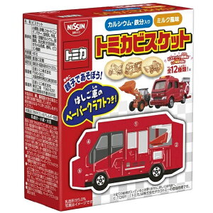 【江戶物語】TOMICA 多美汽車餅乾 40g 日清 汽車餅乾 日本原裝 親子同樂 嬰兒餅乾 汽車模型 日本餅乾