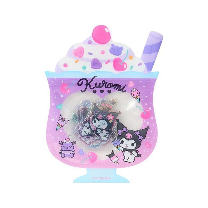 【震撼精品百貨】酷洛米_Kuromi~日本三麗鷗Sanrio 酷洛米鏈袋造型貼紙組30枚入*17630